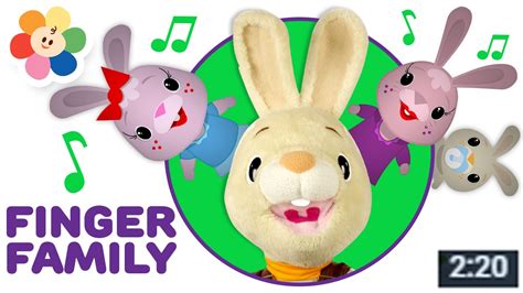 Finger Family Rhyme for Kids | Harry the Bunny | Family Finger Song & Video for Children ...