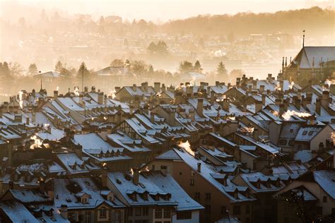 Wallpaper ID: 1805657 / view, chimney, scenics - nature, europe, bern, golden, switzerland ...