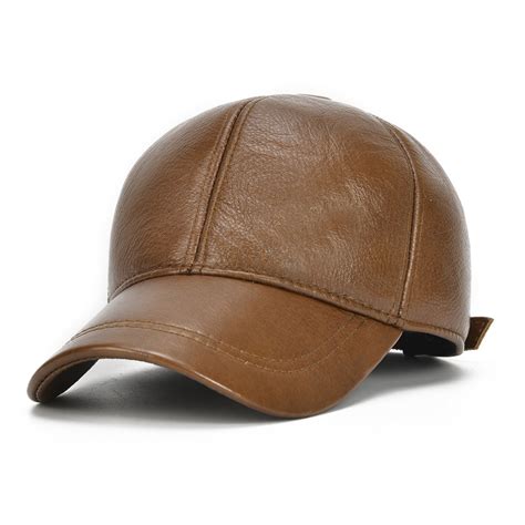 Genuine Leather Baseball Cap – Ecoooc