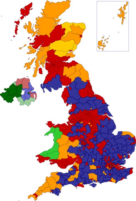 United Kingdom. Legislative Election 2001 | Electoral Geography 2.0