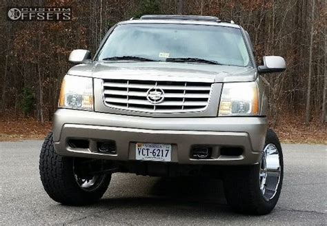 Wheel Offset 2003 Cadillac Escalade Ext Super Aggressive 3 5 Leveling Kit Body Lift Custom Rims ...