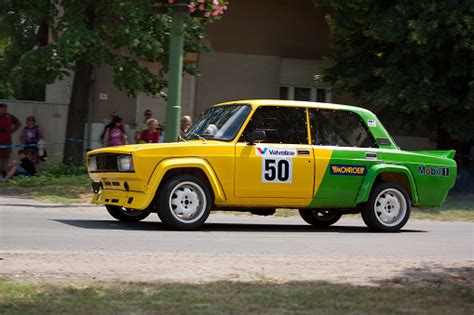 Lada 2105 Rally Racing Car Stock Photo - Download Image Now - iStock