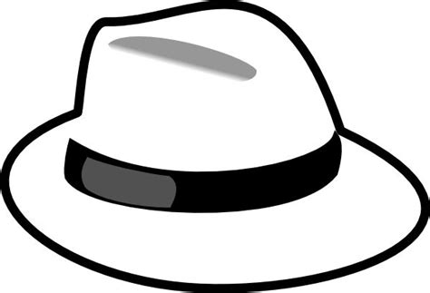 hat clipart black and white - Clip Art Library