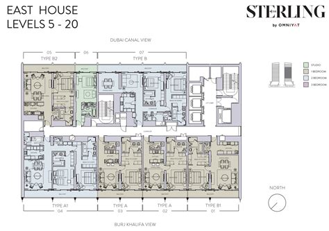 The Sterling Apartments in Downtown | Floor Plans