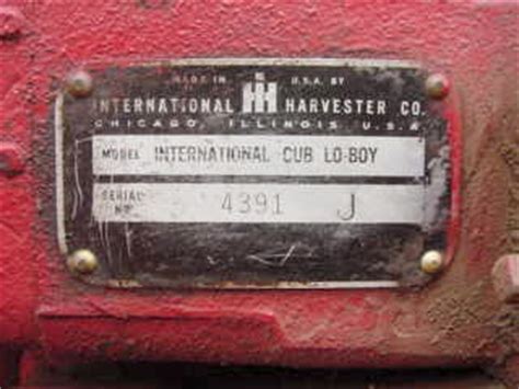 TM Tractor Parts Quality New and Replacement Parts for McCormick Farmall Cub, International Cub ...