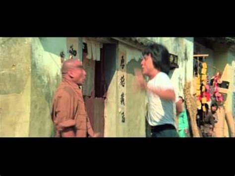 Drunken Master - Fight Scene 07 - Jackie fights bald guy - YouTube