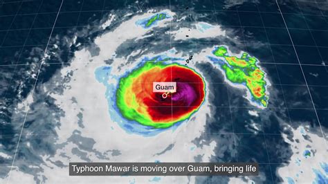 Typhoon Mawar Makes Direct Strike On Guam As Category 4 - Videos from The Weather Channel