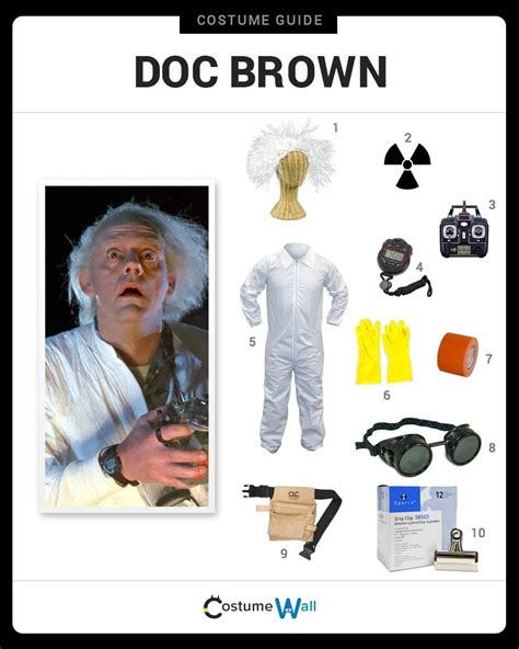 Dress Like Doc Brown Costume | Halloween and Cosplay Guides