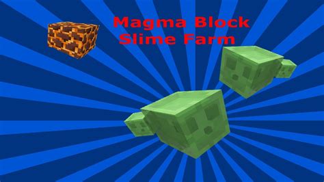 Minecraft 1.10: Magma Block Slime Farm - YouTube