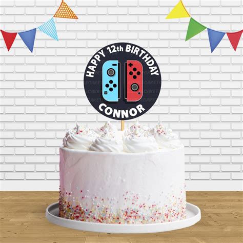 Nintendo Switch Cake Topper Centerpiece Birthday Party Decorations ...