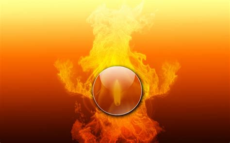 Fire Orb Widescreen by Witho on DeviantArt