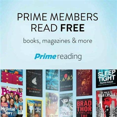 FREE Prime Reading for Amazon Prime Members!
