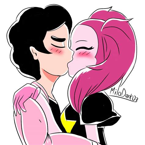 steven x spinel _ kiss by MilaDark03draw on DeviantArt