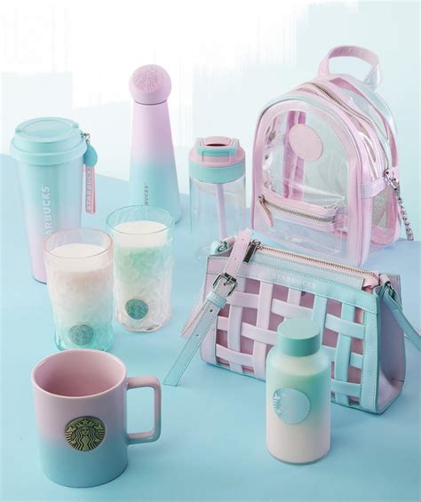 NEW Pink-Green Gradient Starbucks Merchandise For Preorder in Singapore! - Shout