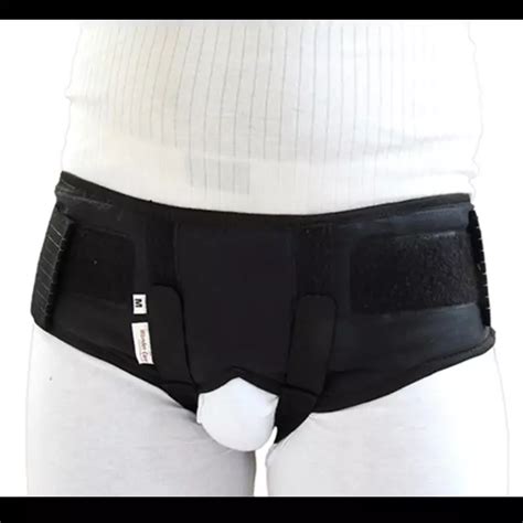 HERNIA SUPPORT DOUBLE Inguinal Groin Hernia Belt Pain Relief Truss ...