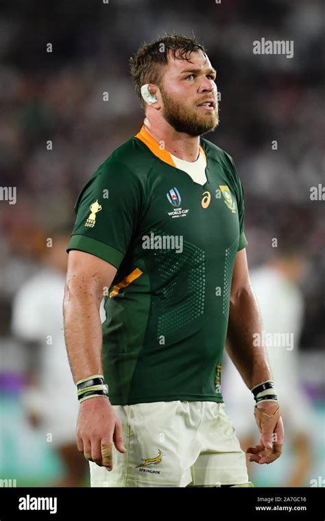 South Africa's Duane Vermeulen looks on during the 2019 Rugby World Cup ...