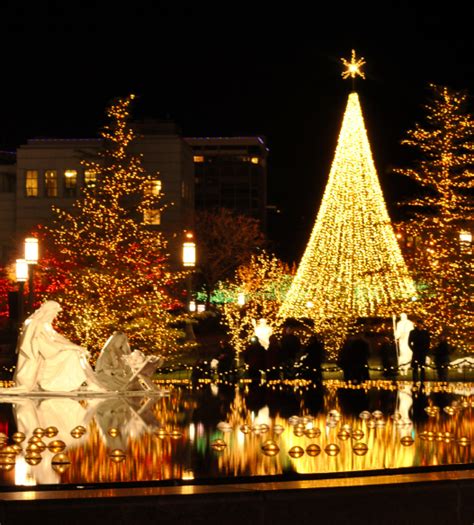 Downtown Salt Lake City Christmas Lights - Utah Stories