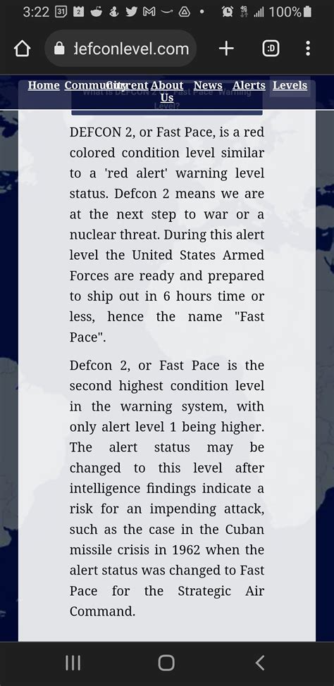 Defcon Level Warning System | 2023 Threat Monitor on Twitter: "Due to ...