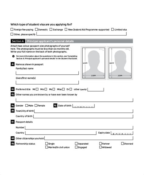 FREE 16+ Sample Student Application Forms in PDF | MS Word | Excel