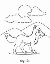 Free Printable Wolf Coloring Pages For Kids And Adults sketch template