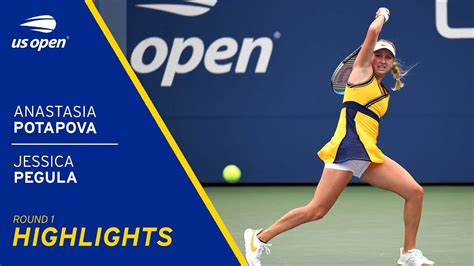 Anastasia Potapova vs Jessica Pegula Highlights | 2021 US Open Round 1 ...