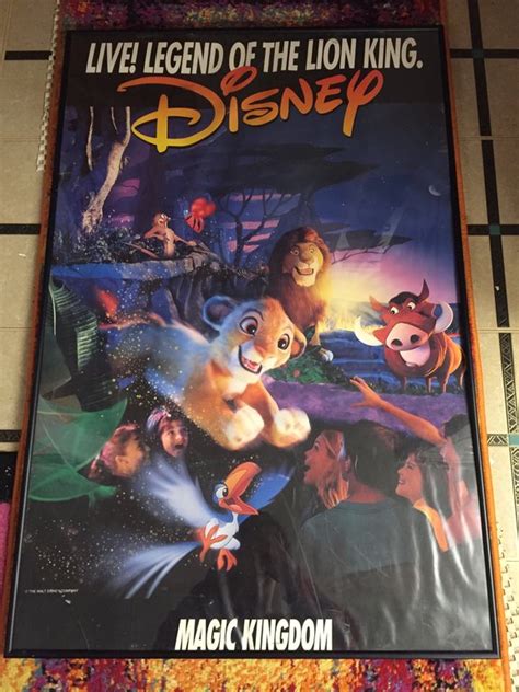 Promotional Poster from Live! Legend of the Lion King | WDWMAGIC ...