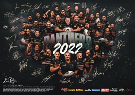 2022 PENRITH PANTHERS TEAM POSTER,NRL RUGBY, STORM,DOGS EELS RABBITOHS COWBOYS 9 | eBay