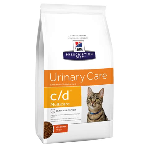 Hills Prescription Diet Feline c/d Urinary Care Multicare Adult Dry Cat Food 1.5kg (10369HG ...