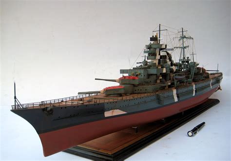 Large Model of the Prinz Eugen Heavy Cruiser