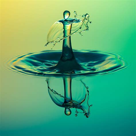 2048x2048 Water Droplet Reflection Ipad Air Wallpaper, HD Artist 4K ...