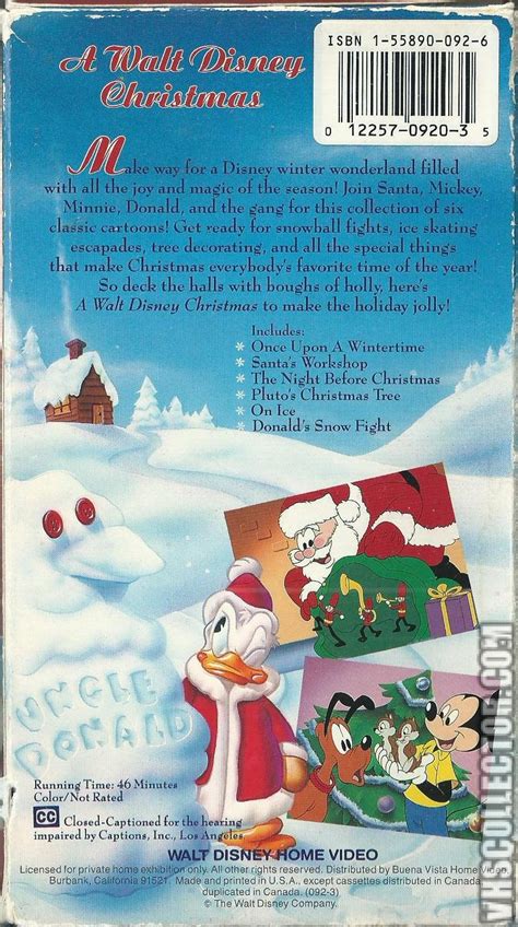 A Walt Disney Christmas | VHSCollector.com