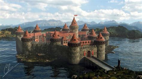 67 Fantasy and Medieval Buildings, Cities & Castles Concept Art to ...