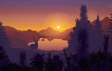 Sunset Silhouette Mountains Wallpapers - Wallpaper Cave