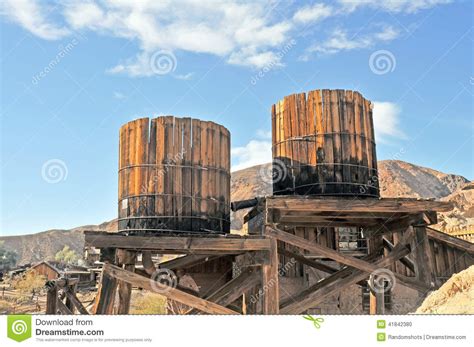 Water Storage Barrels stock photo. Image of western, cooperage - 41842380