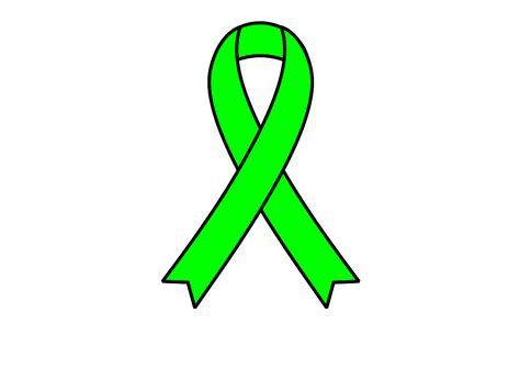 Lime Green Cancer Ribbon - ClipArt Best