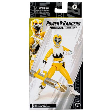 Power Rangers Lost Galaxy Yellow Rangers Ready for Action with Hasbro