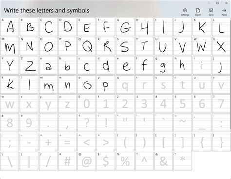 How to create a custom font based on your own handwriting : r/Surface