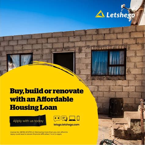 Letshego Botswana on LinkedIn: #letsgobw #letsimprovelife #housingloan