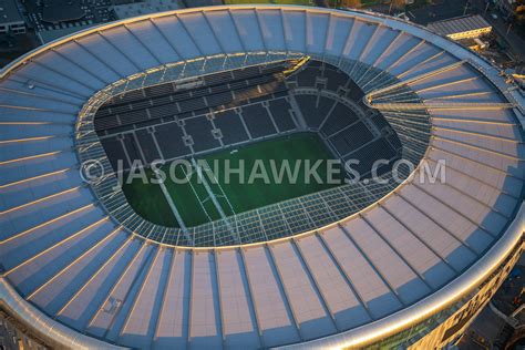 Aerial View. Aerial view of Tottenham Hotspur football Stadium ...