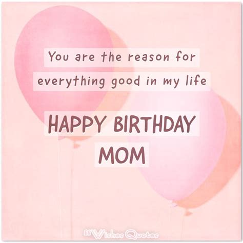 Heartfelt Birthday Wishes For Your Mother By WishesQuotes | Birthday ...