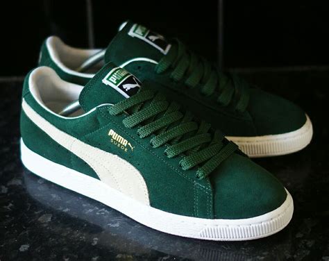 Puma suede classic+ - Green color | Classic sneakers, Men suede, Puma suede