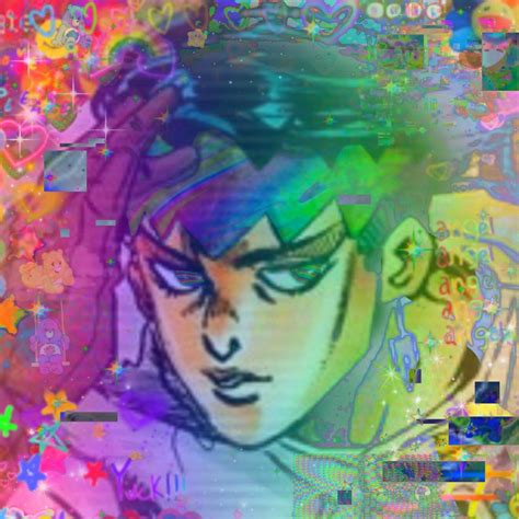 Found some jojo glitchcore. Ain’t too good but take if you want I guess ...