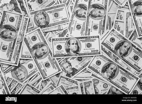 Black and white money background Stock Photo - Alamy