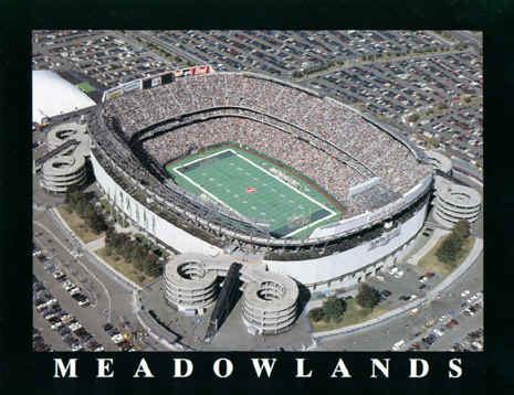 New York Jets Meadowlands Stadium Aerial Skyline Poster Picture