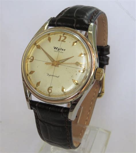 Antiques Atlas - Gents 1950s Wyler Dynawind Wrist Watch