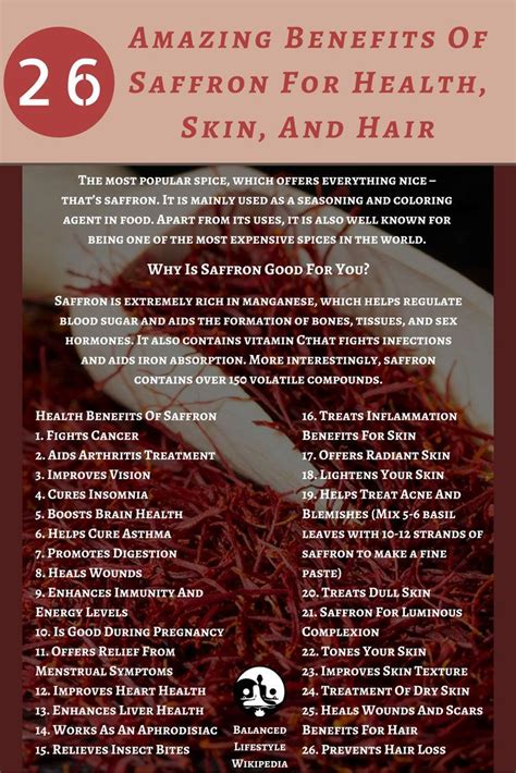 26 Amazing Benefits Of Saffron For Health, Skin, And Hair | Saffron health benefits, Saffron ...