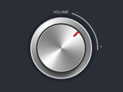 Volume Control Knob by Elise Lee - Dribbble