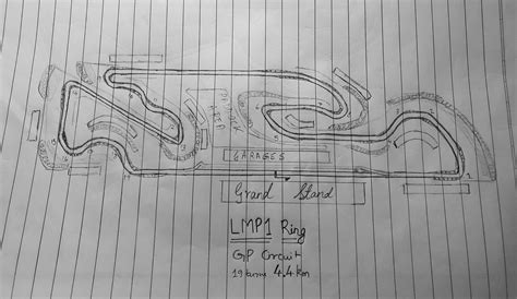 Le Mans Prototype-shaped Circuit. : r/RaceTrackDesigns