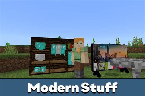 Modern Furniture Mod for Minecraft PE | Addons for Minecraft PE | Kropers.com