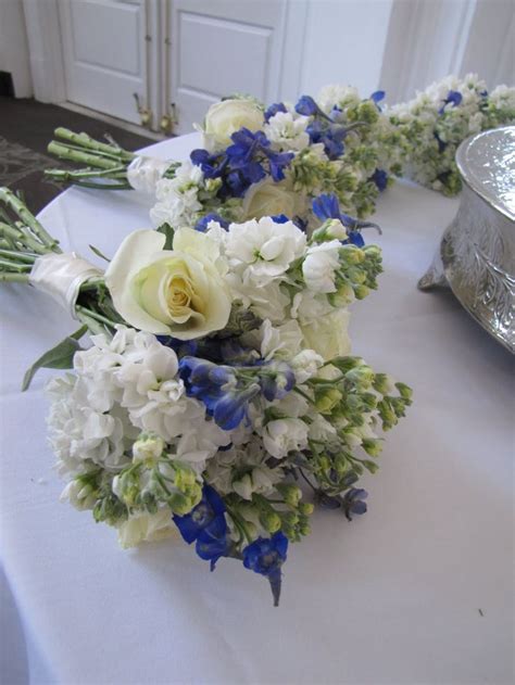 A bouquet for a "cornflower blue" wedding | Bride flowers, Cornflower ...